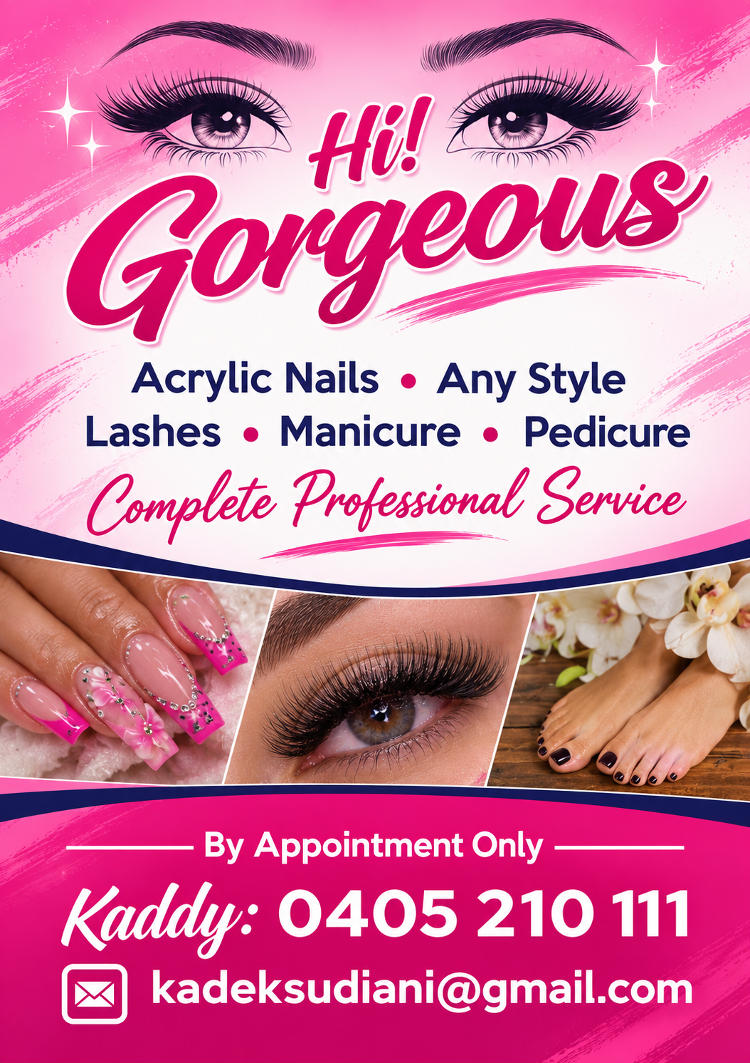 Hi! Gorgeous salon poster
